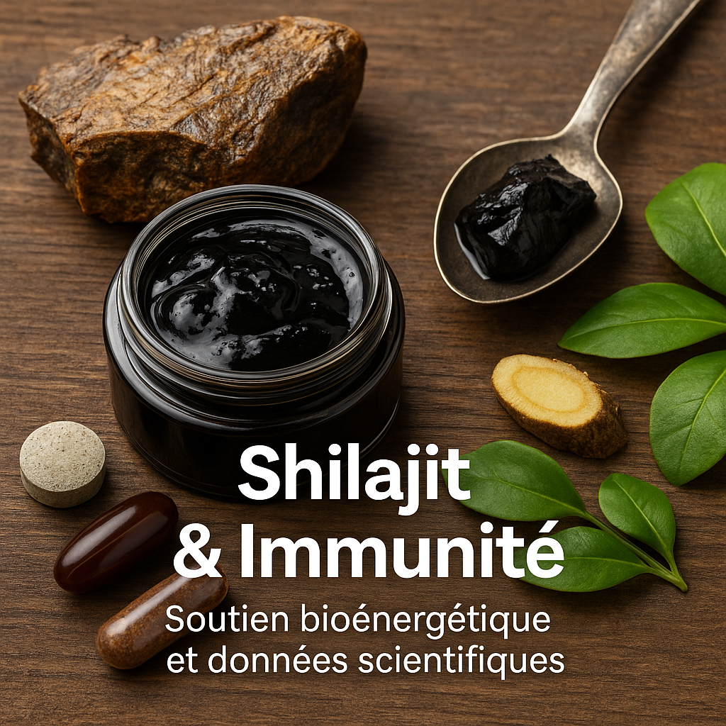 Shilajit et immunité : soutien bioénergétique et données scientifiques
