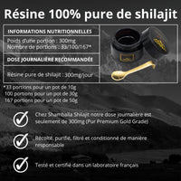 SHAMBALLA® Shilajit Himalayen Pur Premium